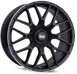 4 Stück MAM GT1 8x18 ET45 5x108&114,3 5x112&100 matt black lip pol